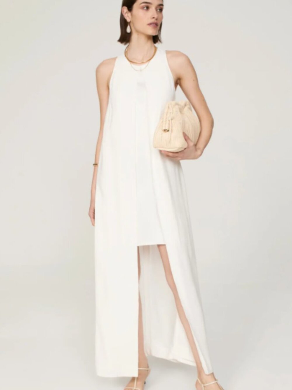 RTR-196 Rosetta Getty x RTR Cape Mini Dress